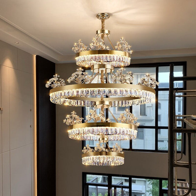 ChandelierDecor - Crystal Ceiling K9 Crystal Grand Chandelier: Elegant Lighting Fixture