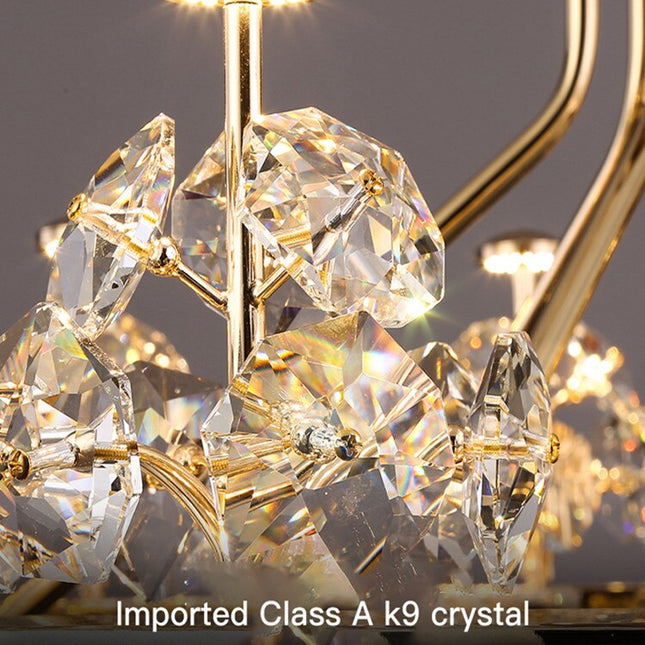 ChandelierDecor - Crystal Ceiling K9 Crystal Grand Chandelier: Elegant Lighting Fixture
