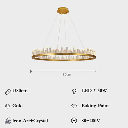 ChandelierDecor - Crystal Chandelier: Exquisite Lustre for Elegant Spaces