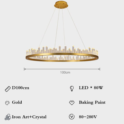 ChandelierDecor - Crystal Chandelier: Exquisite Lustre for Elegant Spaces