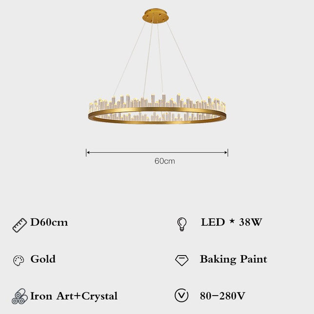 ChandelierDecor - Crystal Chandelier: Exquisite Lustre for Elegant Spaces