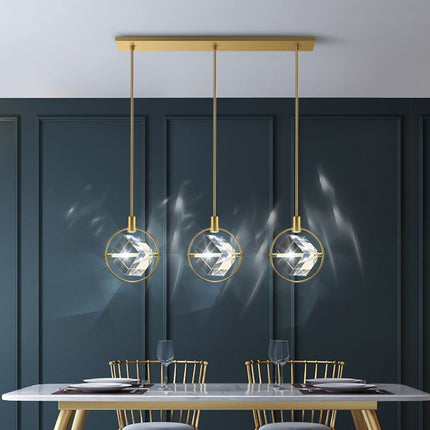 ChandelierDecor - Crystal Cube LED Rotatable Pendant Chandelier