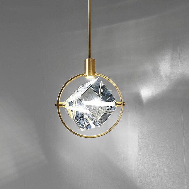 ChandelierDecor - Crystal Cube LED Rotatable Pendant Chandelier