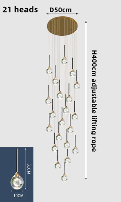 ChandelierDecor - Crystal Drops Chandelier