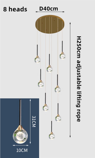 ChandelierDecor - Crystal Drops Chandelier