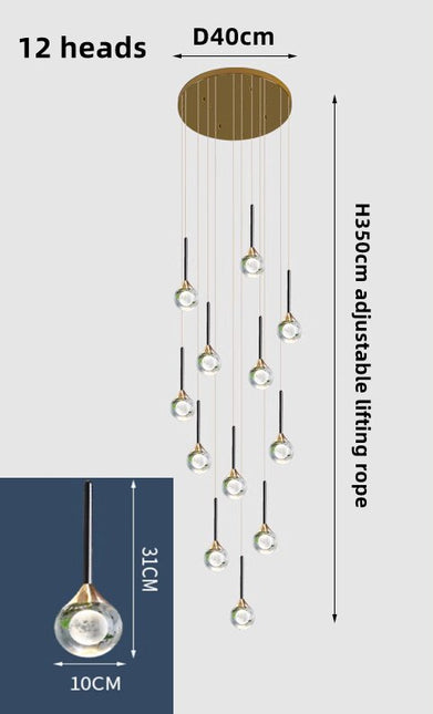ChandelierDecor - Crystal Drops Chandelier