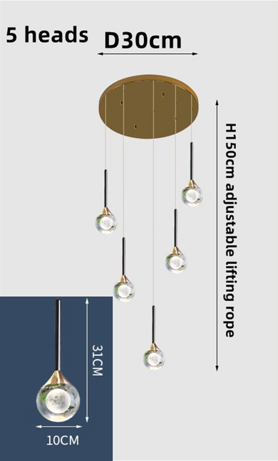 ChandelierDecor - Crystal Drops Chandelier