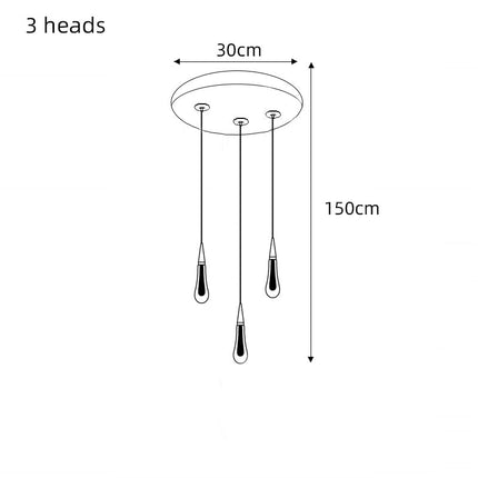 ChandelierDecor - Crystal Drops Staircase Chandelier: Elegant Lighting