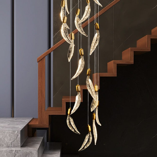 ChandelierDecor - Crystal Feather Chandelier - Exquisite Lighting Décor