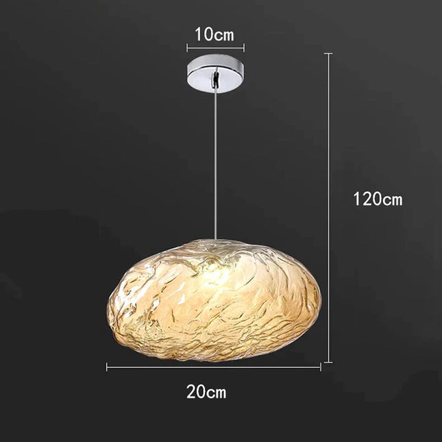 ChandelierDecor - Crystal Lava Pebbles Chandelier - Elegant Lighting