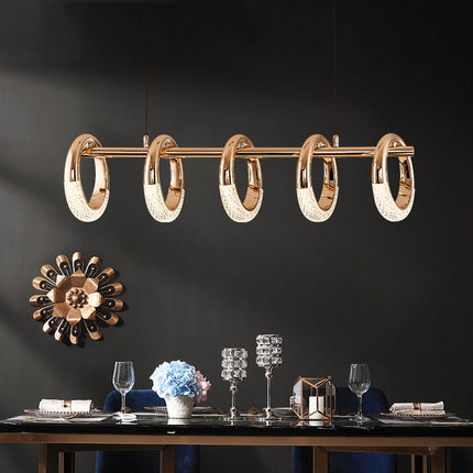 ChandelierDecor - Crystal Loops Hanging Light – Illuminate in Style!