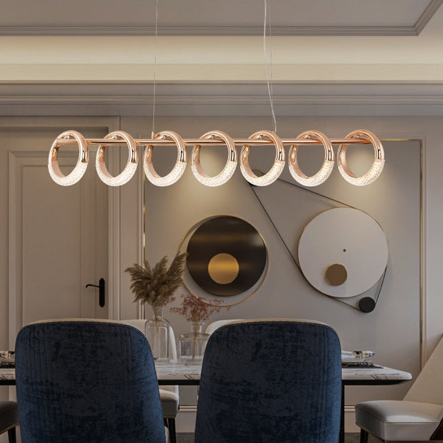 ChandelierDecor - Crystal Loops Hanging Light – Illuminate in Style!