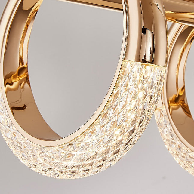 ChandelierDecor - Crystal Loops Hanging Light – Illuminate in Style!
