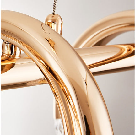 ChandelierDecor - Crystal Loops Hanging Light – Illuminate in Style!