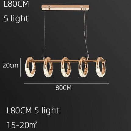 ChandelierDecor - Crystal Loops Hanging Light – Illuminate in Style!