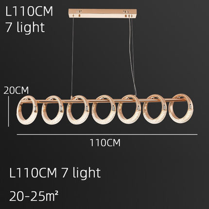 ChandelierDecor - Crystal Loops Hanging Light – Illuminate in Style!