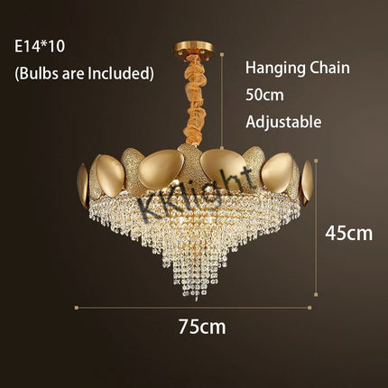 ChandelierDecor - Crystal Pendant Lamp Chandelier: Illuminate with Elegance
