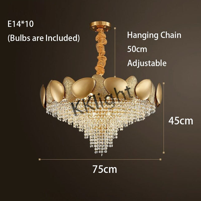 ChandelierDecor - Crystal Pendant Lamp Chandelier: Illuminate with Elegance