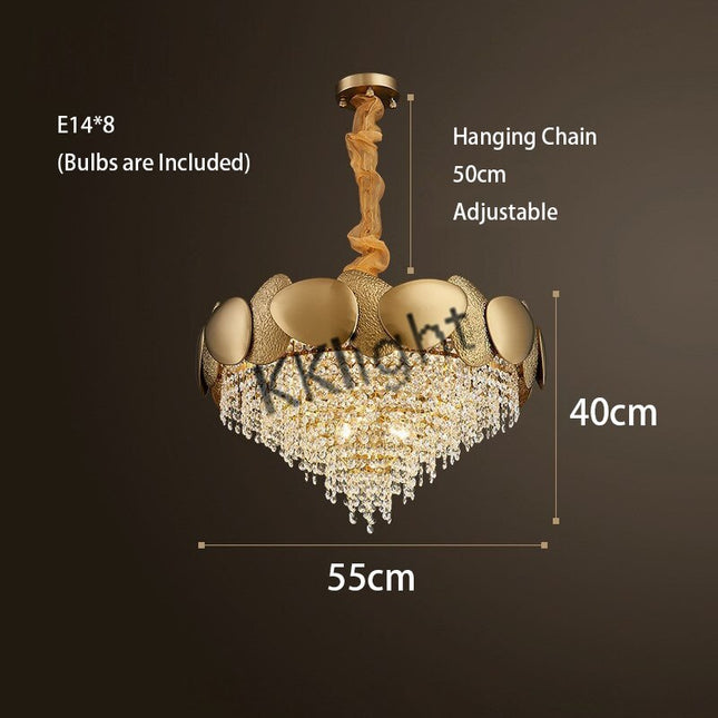 ChandelierDecor - Crystal Pendant Lamp Chandelier: Illuminate with Elegance