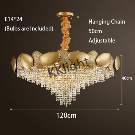 ChandelierDecor - Crystal Pendant Lamp Chandelier: Illuminate with Elegance