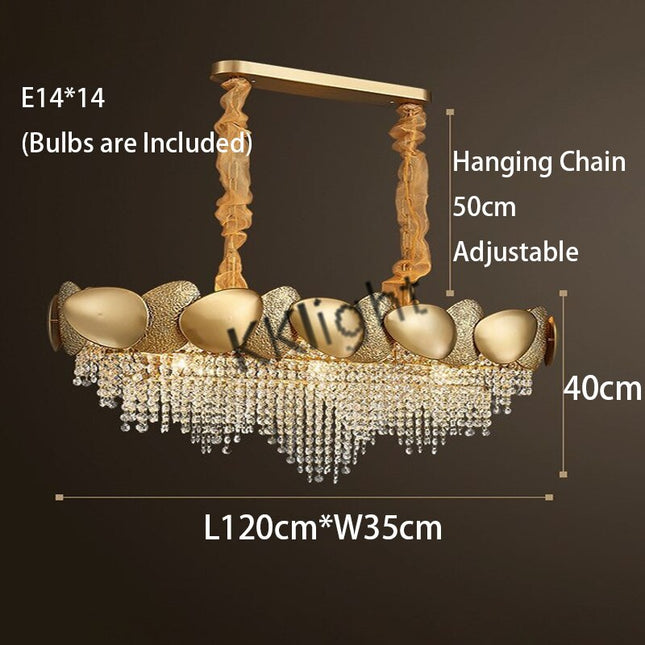 ChandelierDecor - Crystal Pendant Lamp Chandelier: Illuminate with Elegance