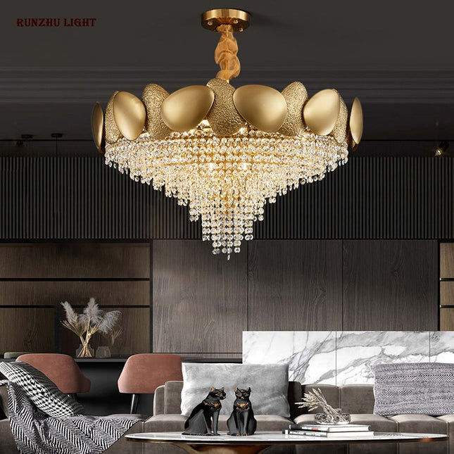 ChandelierDecor - Crystal Pendant Lamp Chandelier: Illuminate with Elegance