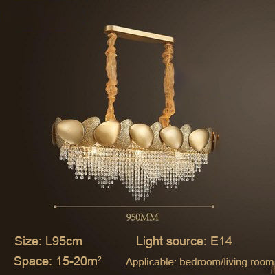 ChandelierDecor - Crystal Pendant Lamp Chandelier: Illuminate with Elegance