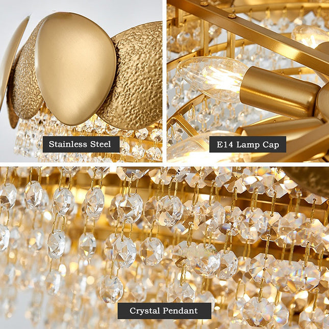 ChandelierDecor - Crystal Pendant Lamp Chandelier: Illuminate with Elegance