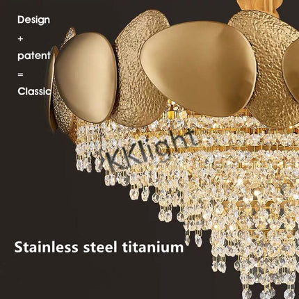 ChandelierDecor - Crystal Pendant Lamp Chandelier: Illuminate with Elegance