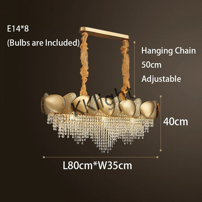 ChandelierDecor - Crystal Pendant Lamp Chandelier: Illuminate with Elegance