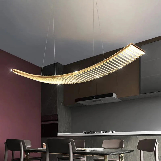 ChandelierDecor - Crystal Slope Pendant Kitchen Island Light