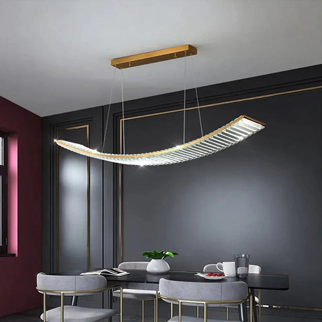 ChandelierDecor - Crystal Slope Pendant Kitchen Island Light