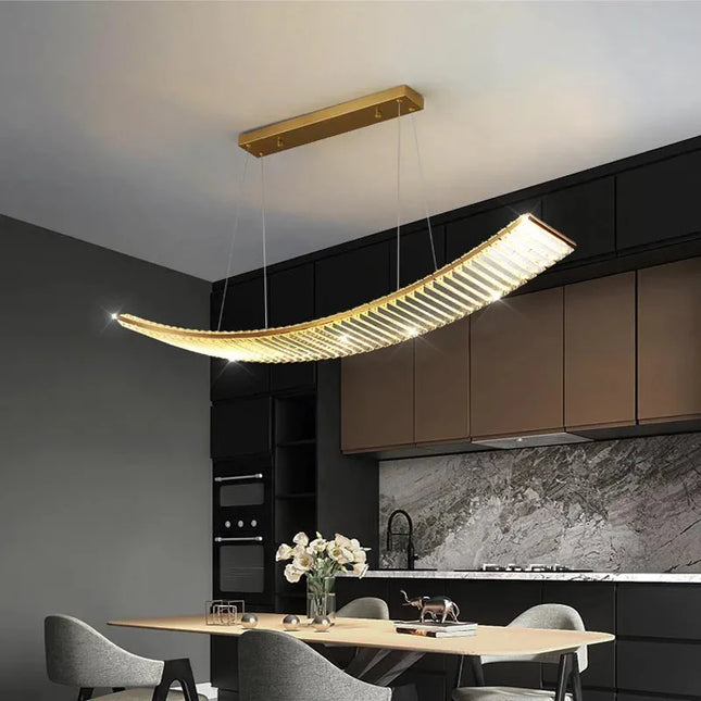ChandelierDecor - Crystal Slope Pendant Kitchen Island Light