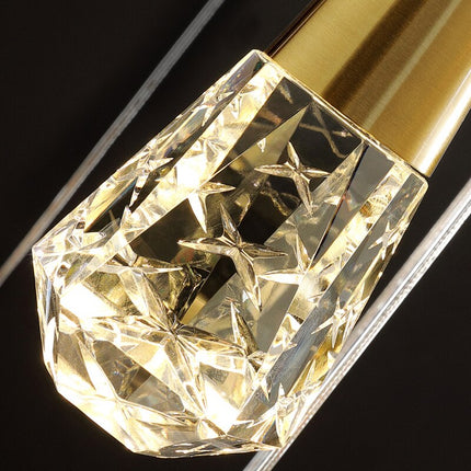 ChandelierDecor - Crystal Spiral Cones Staircase Chandelier