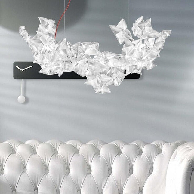 ChandelierDecor - Crystal Stars Chandelier: Radiate Elegance and Brilliance
