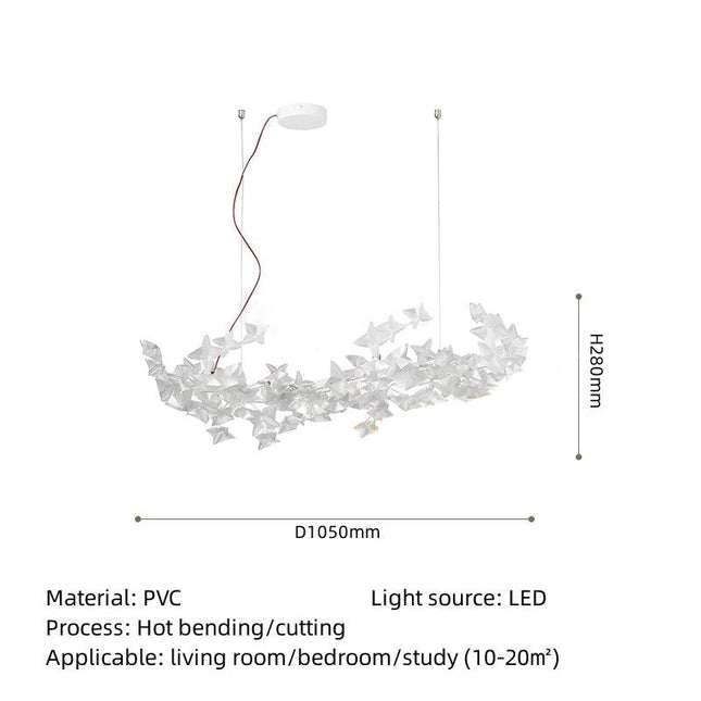 ChandelierDecor - Crystal Stars Chandelier: Radiate Elegance and Brilliance