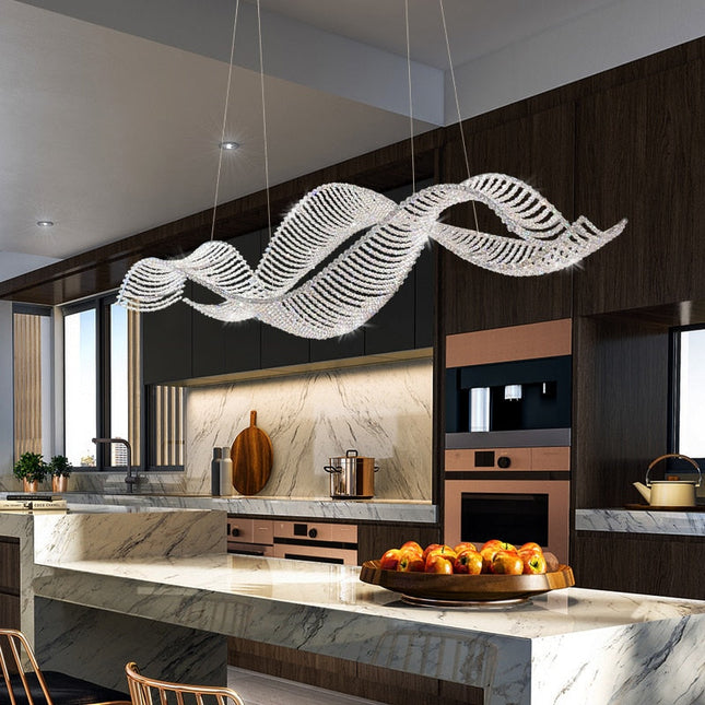 ChandelierDecor - Crystal Swirl Chandelier Light