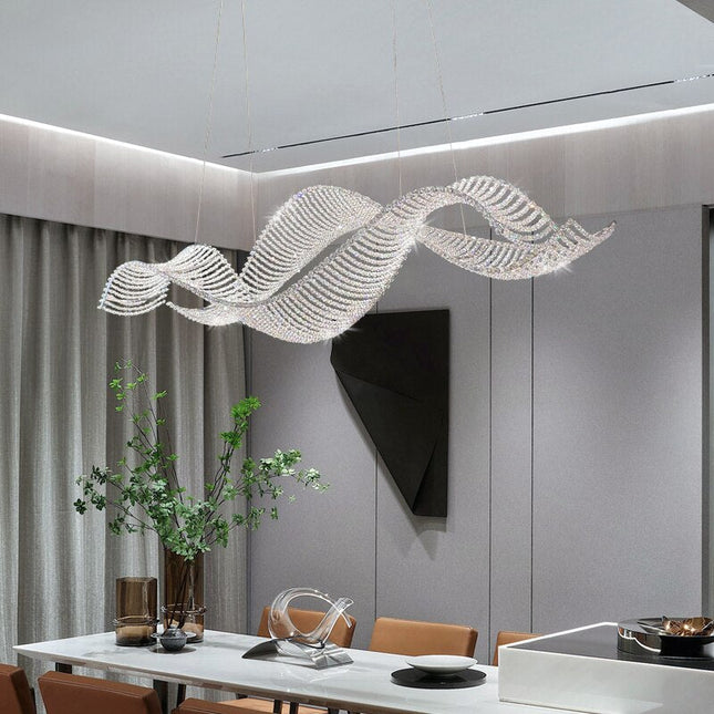 ChandelierDecor - Crystal Swirl Chandelier Light