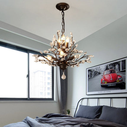 ChandelierDecor - Crystal Tree Chandelier: Elegant Lighting Fixture