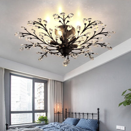 ChandelierDecor - Crystal Tree Chandelier: Elegant Lighting Fixture