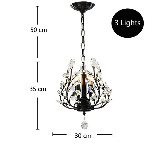 ChandelierDecor - Crystal Tree Chandelier: Elegant Lighting Fixture