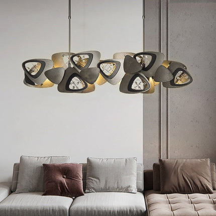 ChandelierDecor - Crystal Triangle Kitchen Island Lighting Chandelier