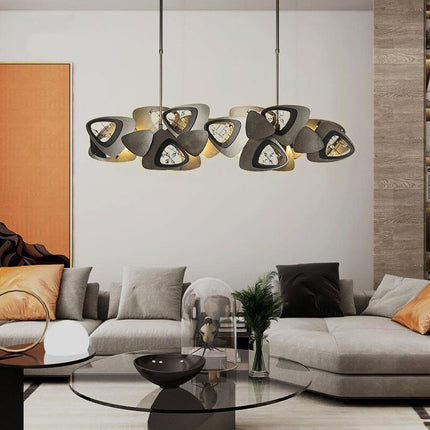 ChandelierDecor - Crystal Triangle Kitchen Island Lighting Chandelier