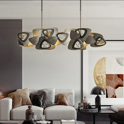 ChandelierDecor - Crystal Triangle Kitchen Island Lighting Chandelier