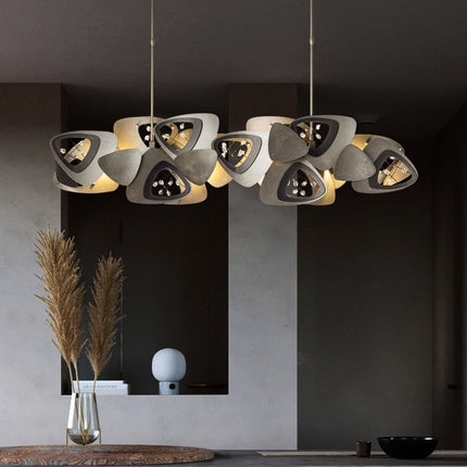 ChandelierDecor - Crystal Triangle Kitchen Island Lighting Chandelier