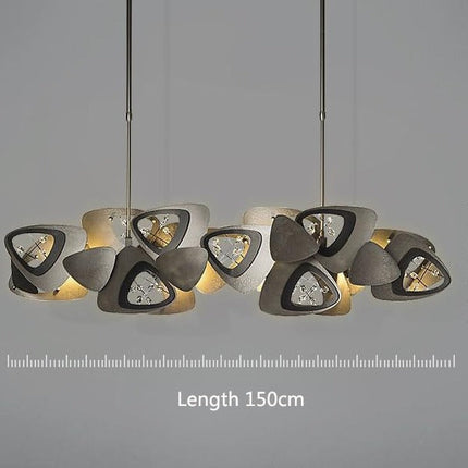 ChandelierDecor - Crystal Triangle Kitchen Island Lighting Chandelier