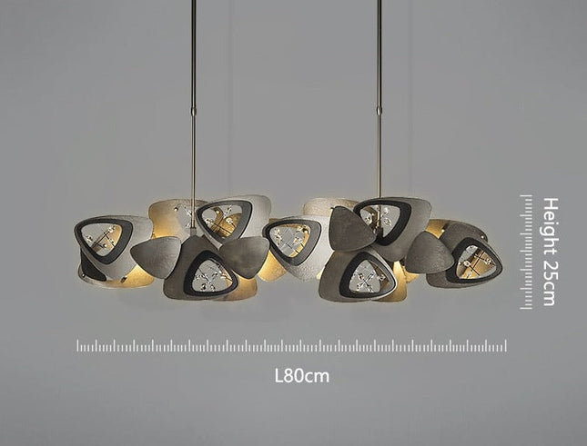 ChandelierDecor - Crystal Triangle Kitchen Island Lighting Chandelier