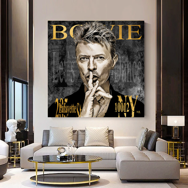 ChandelierDecor - David Bowie Singer Canvas Wall Art