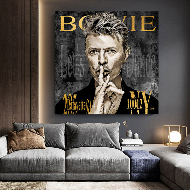 ChandelierDecor - David Bowie Singer Canvas Wall Art