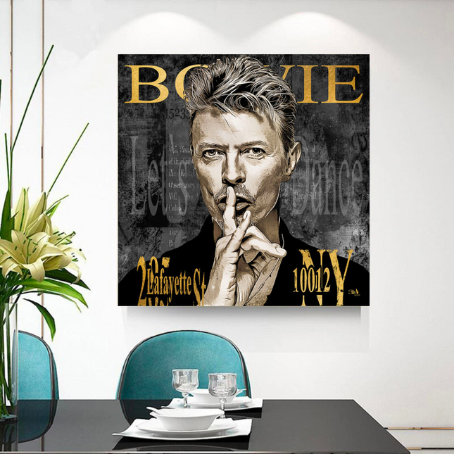 ChandelierDecor - David Bowie Singer Canvas Wall Art
